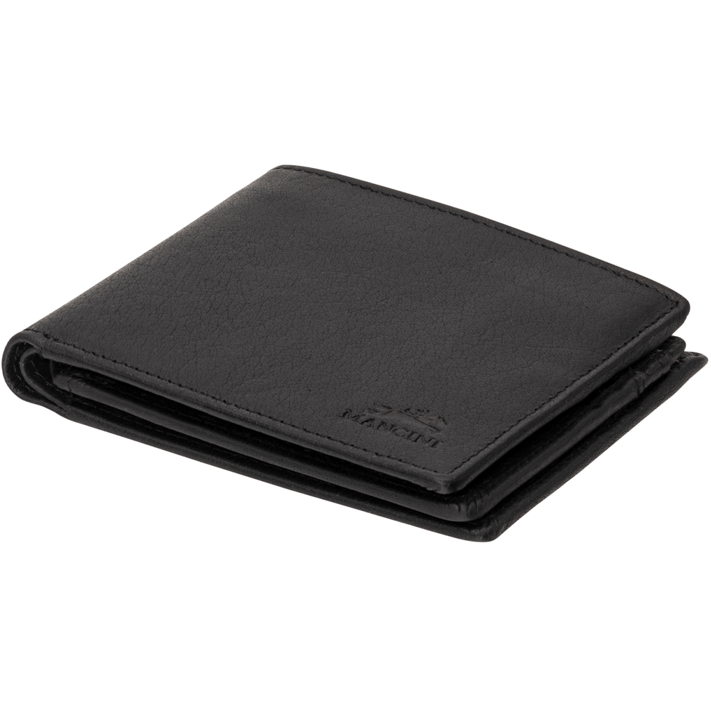Mancini Portefeuille RFID avec volet au centre 99-54153 | Cuir Buffalo - Dealorys