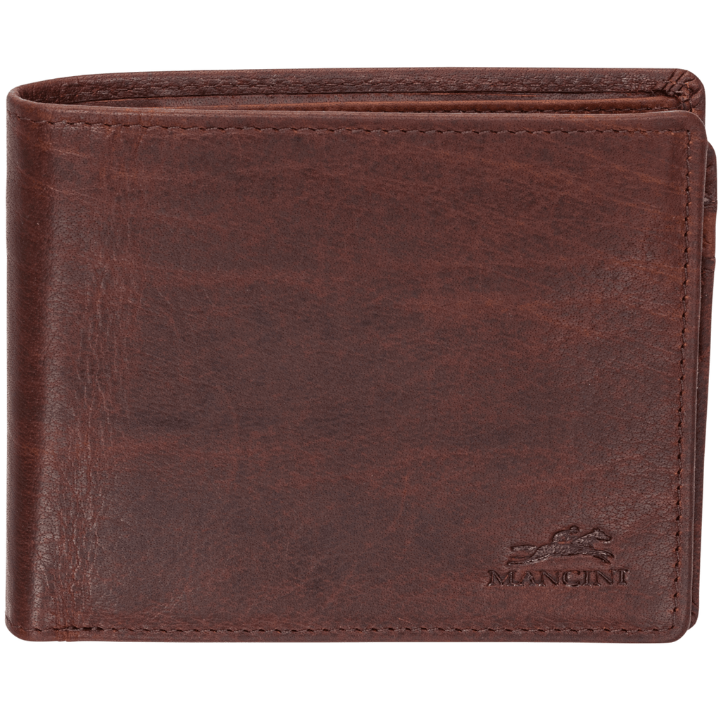 Mancini Portefeuille RFID avec volet au centre 99-54153 | Cuir Buffalo - Dealorys