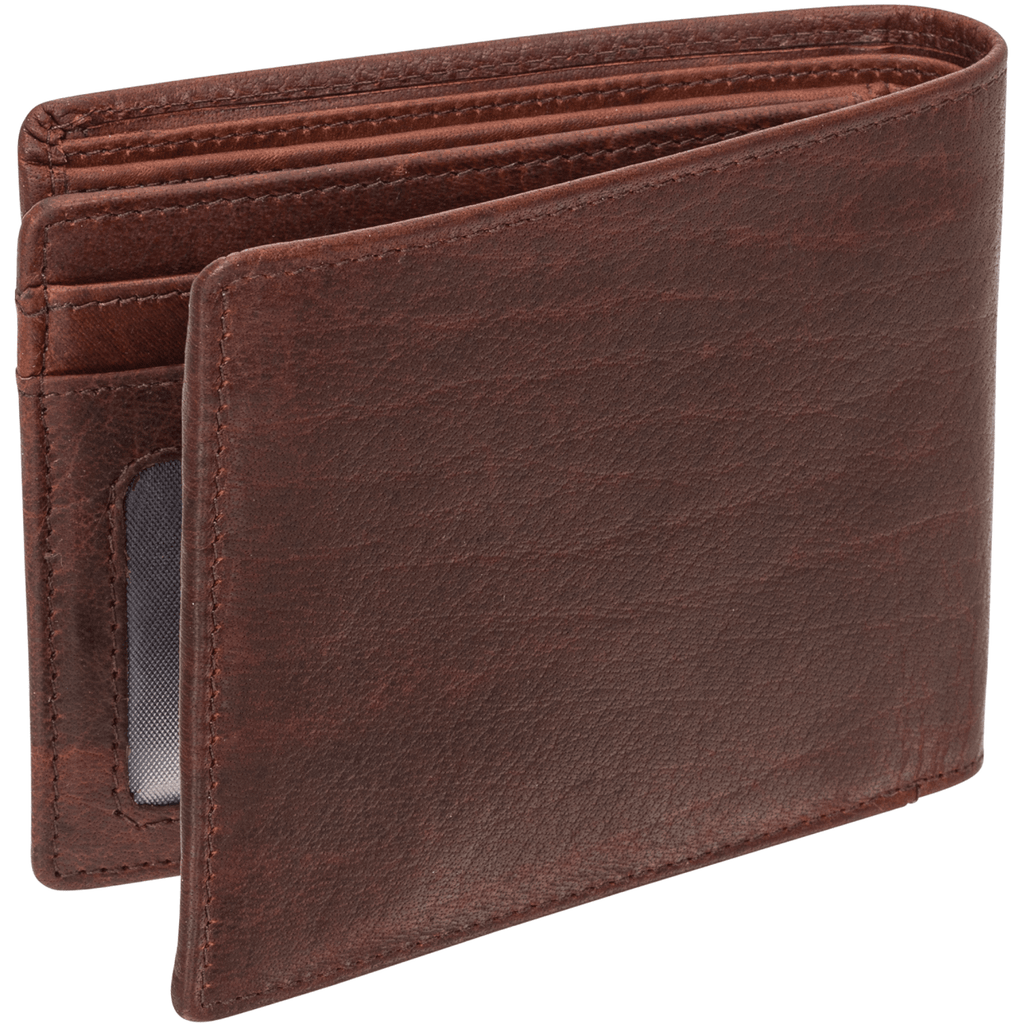 Mancini Portefeuille RFID avec volet au centre 99-54153 | Cuir Buffalo - Dealorys
