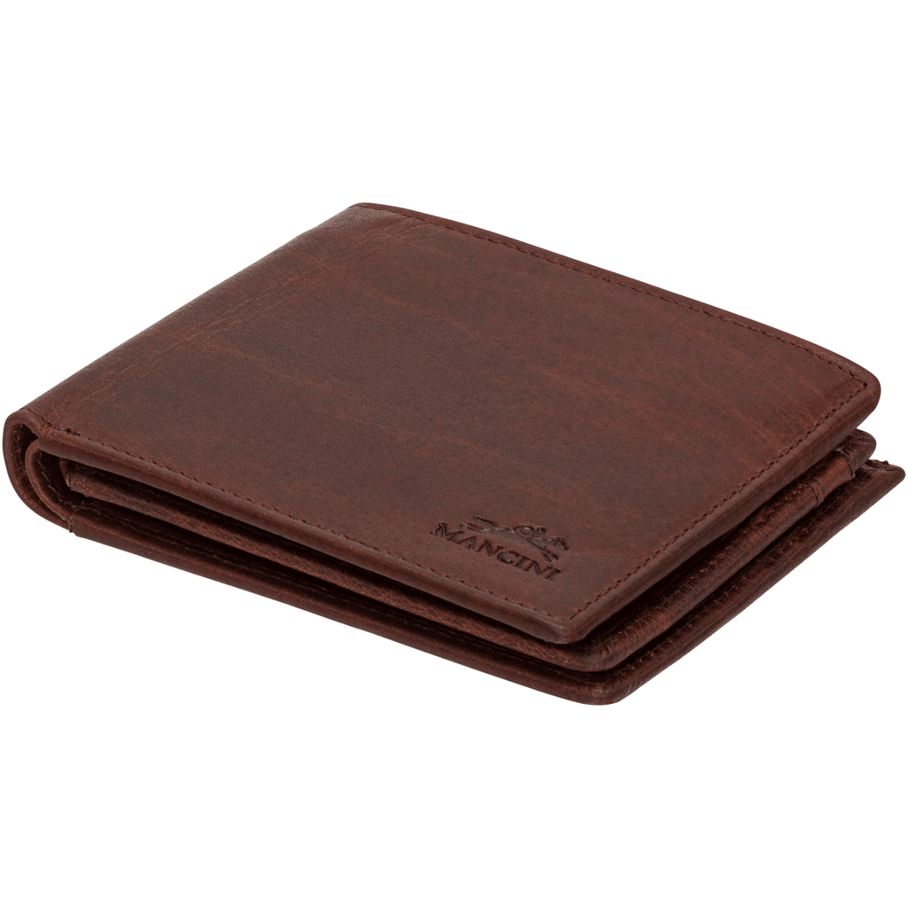 Mancini Portefeuille RFID avec volet au centre 99-54153 | Cuir Buffalo - Dealorys