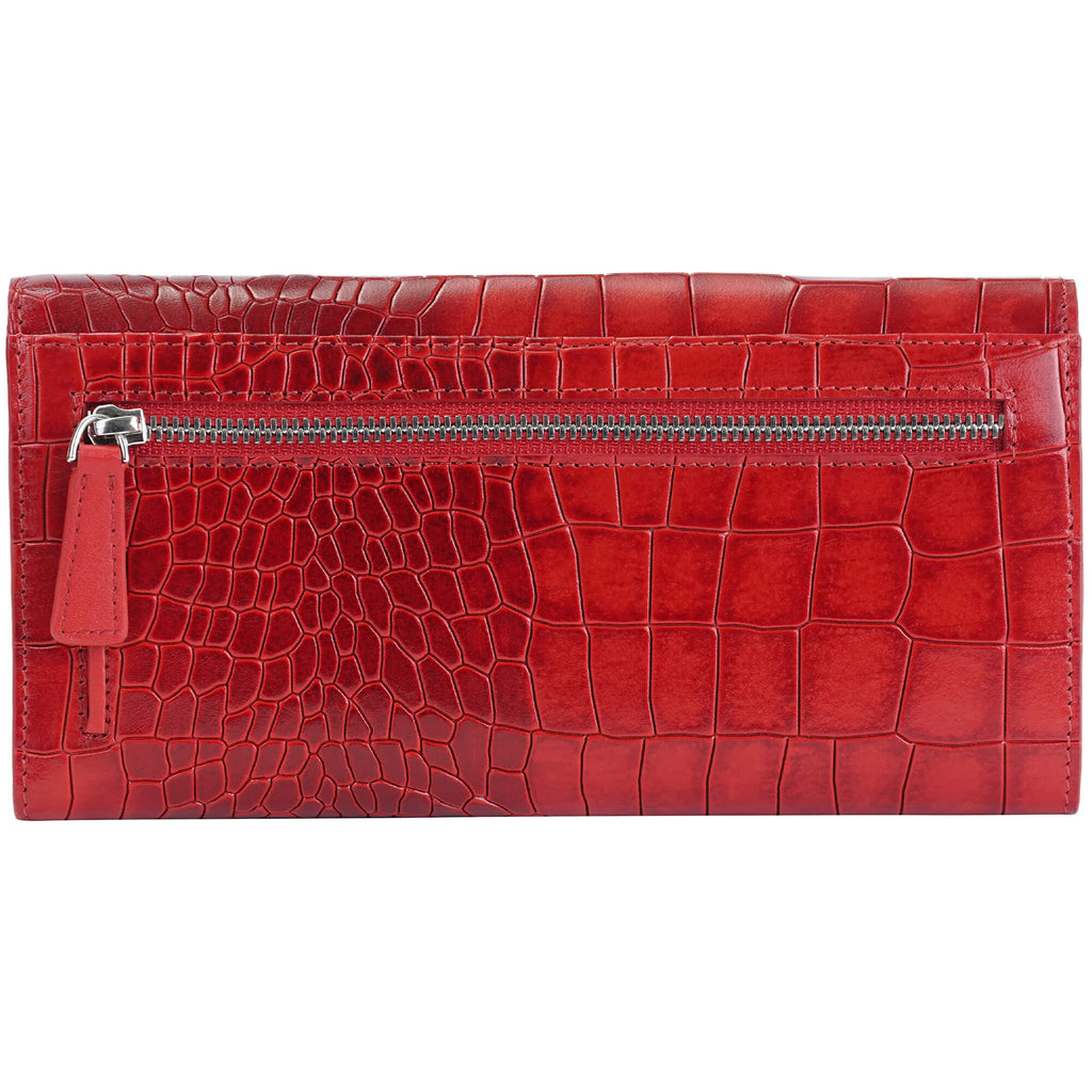 Mancini Portefeuille Trifold Croco2 RFID 6900296 | Cuir - Dealorys