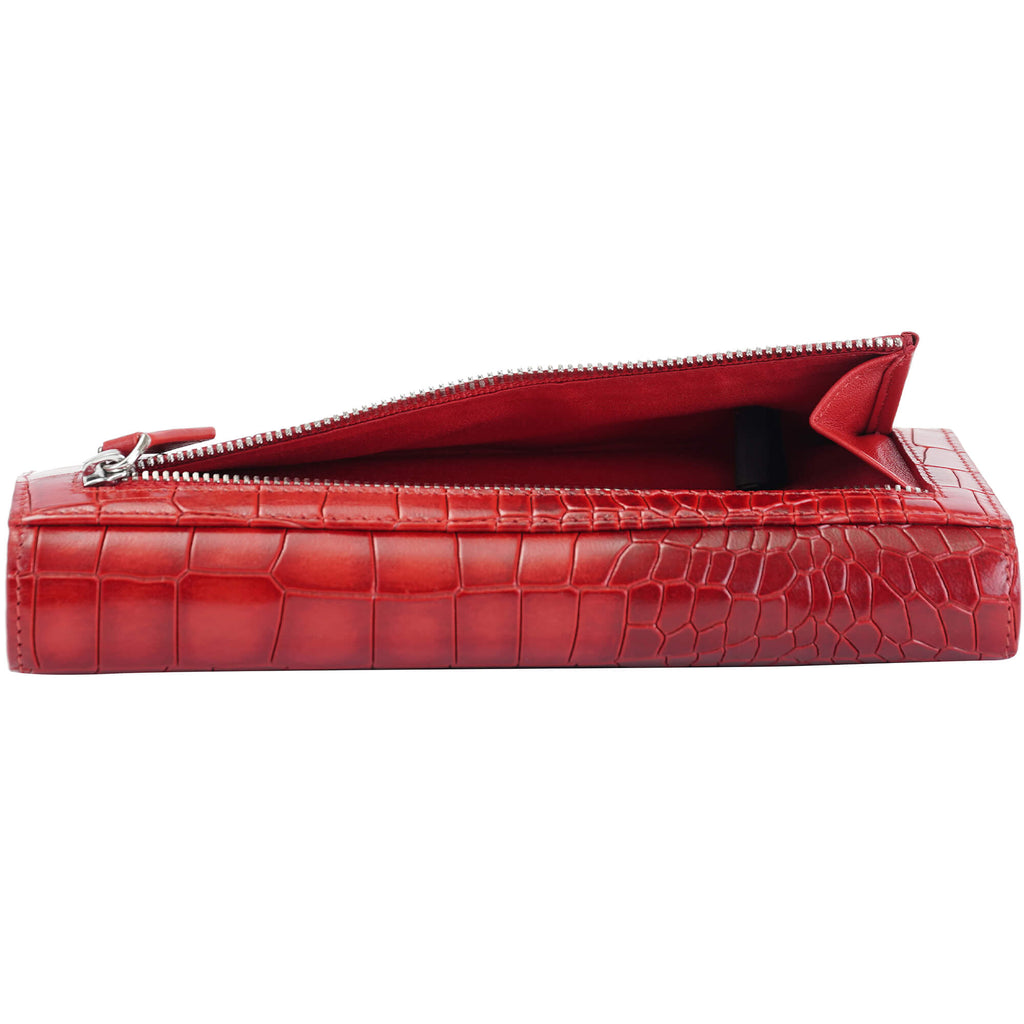 Mancini Portefeuille Trifold Croco2 RFID 6900296 | Cuir - Dealorys