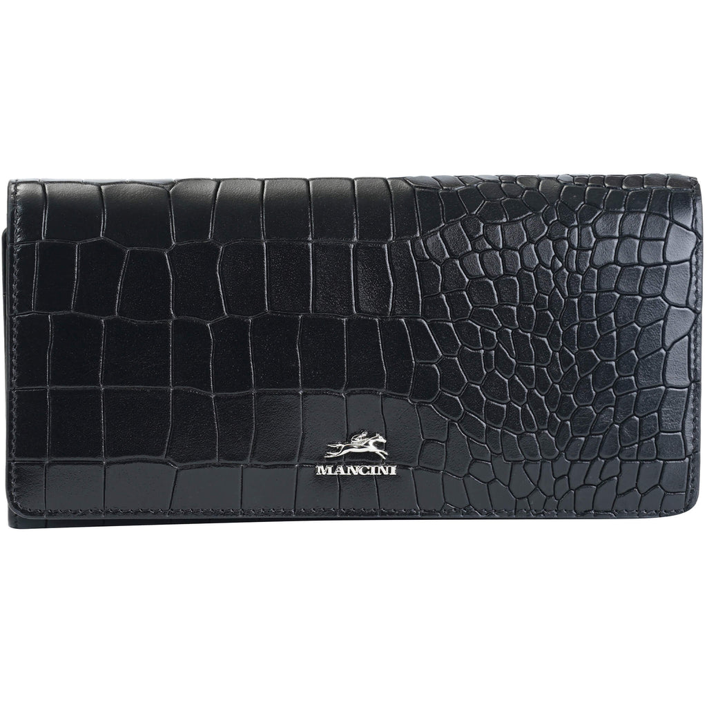 Mancini Portefeuille Trifold Croco2 RFID 6900296 | Cuir - Dealorys