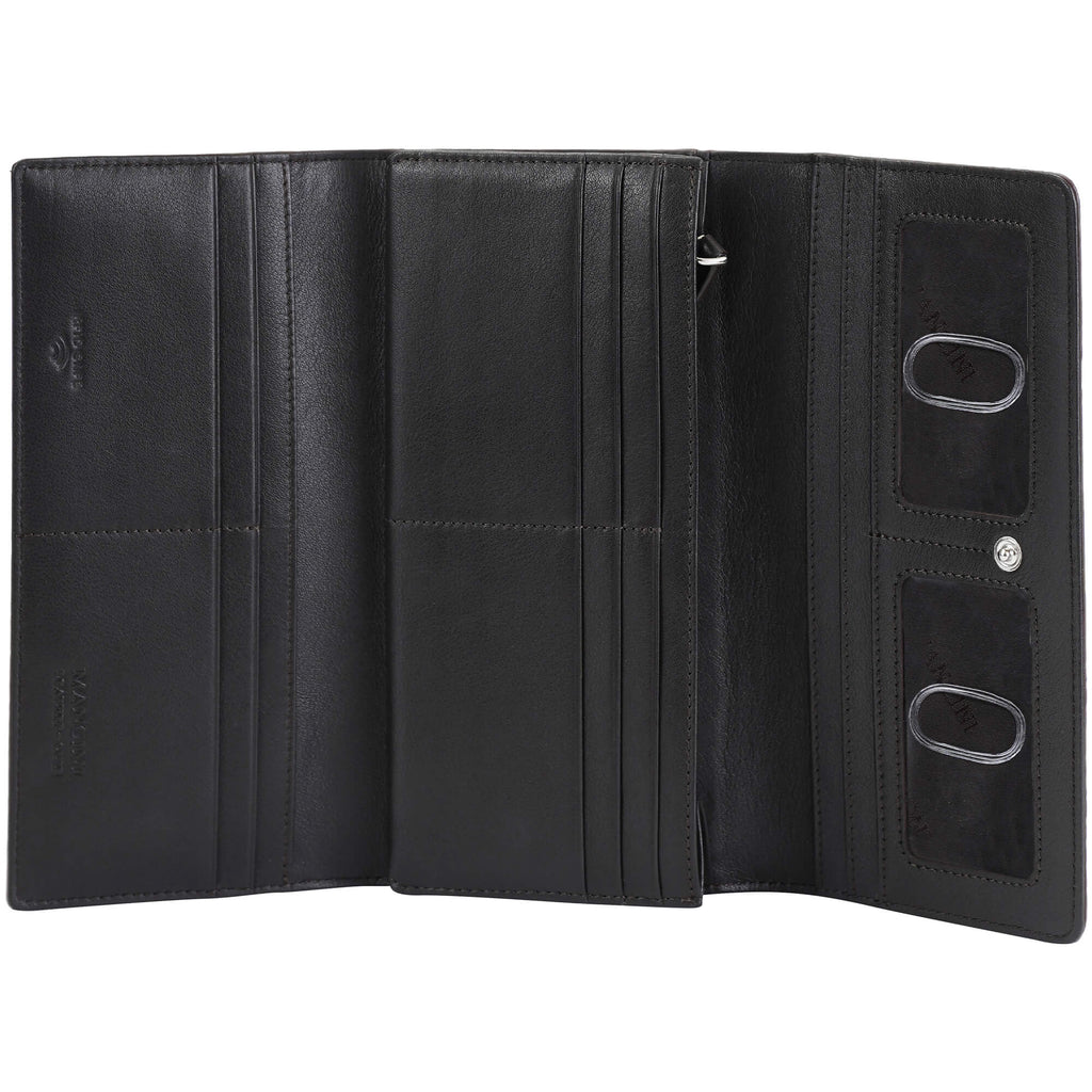 Mancini Portefeuille Trifold Croco2 RFID 6900296 | Cuir - Dealorys