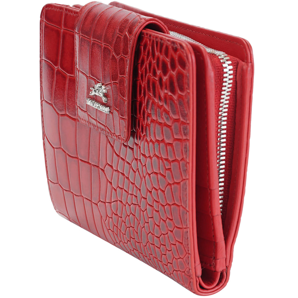 Mancini Portefeuille d’embrayage moyen Croco2 RFID 6900371 | Cuir - Dealorys