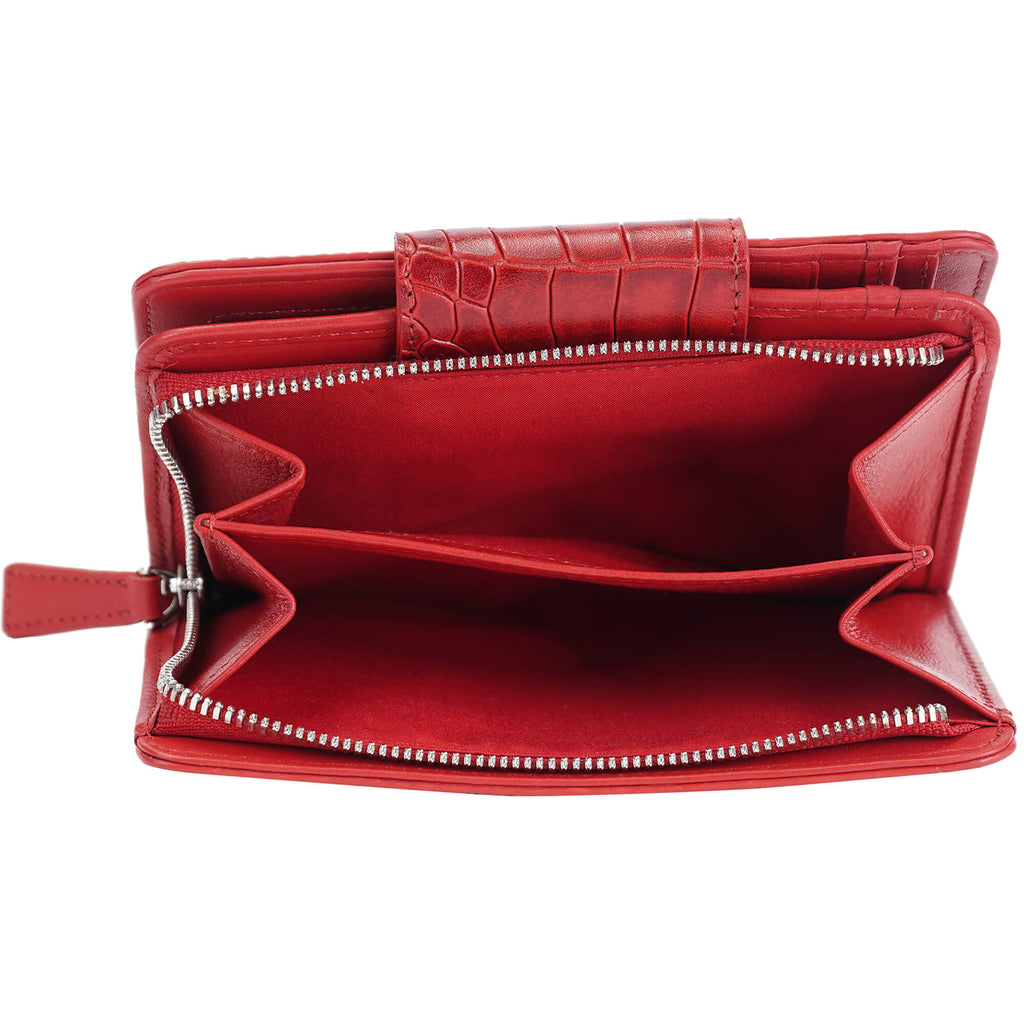 Mancini Portefeuille d’embrayage moyen Croco2 RFID 6900371 | Cuir - Dealorys