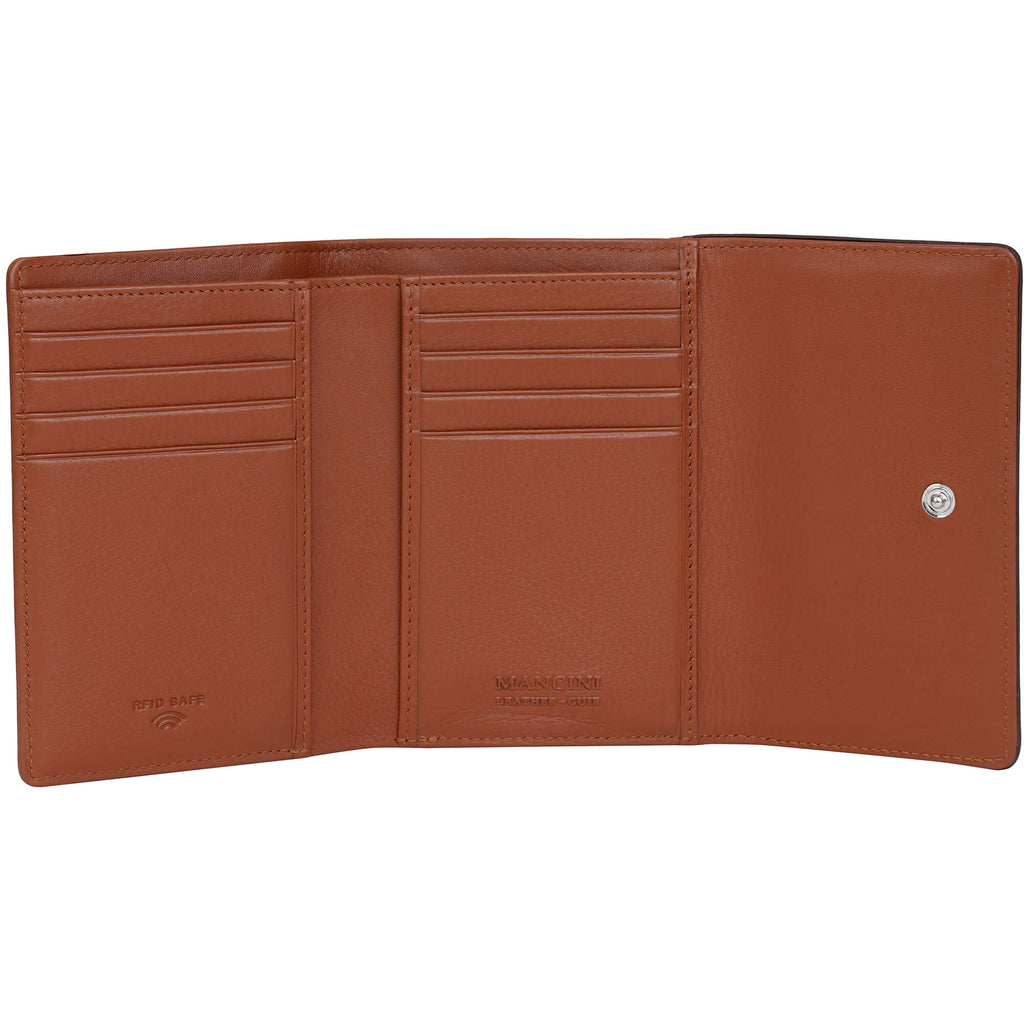 Mancini Portefeuille d’embrayage moyen Sonoma avec RFID 6800377 | Cuir - Dealorys