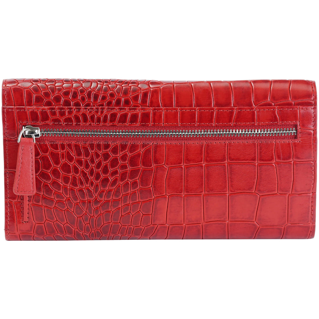 Mancini Portefeuille quadripliant Croco2 RFID 6900369 | Cuir - Dealorys
