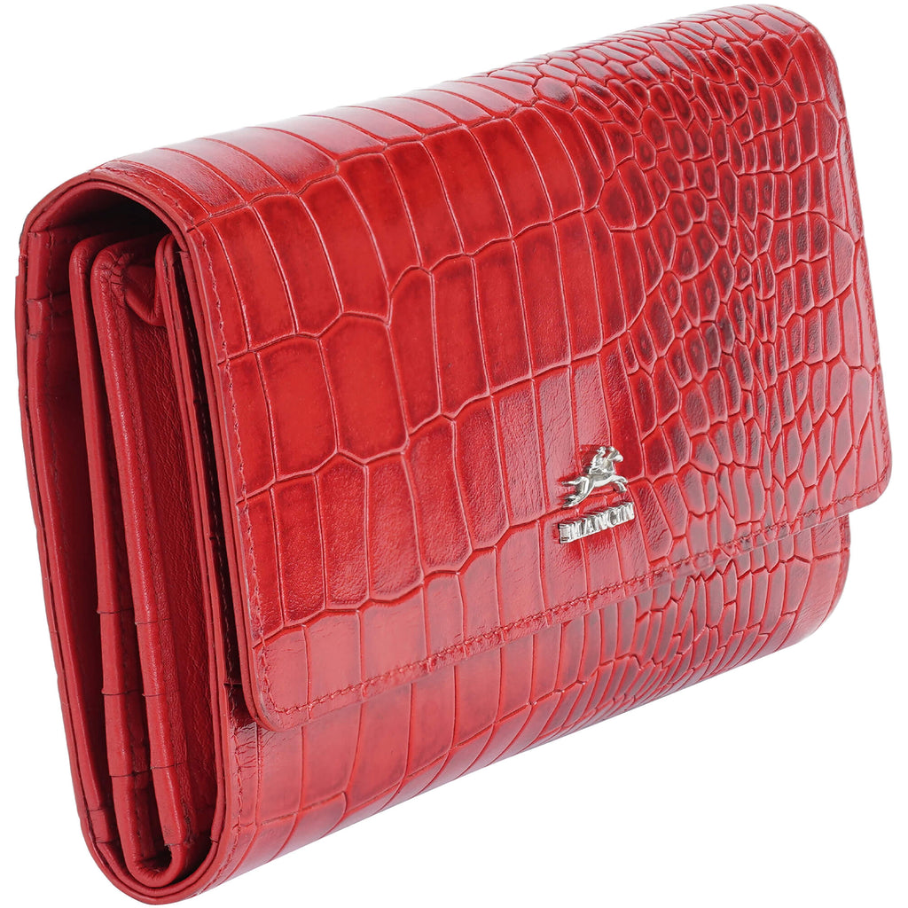 Mancini Portefeuille quadripliant Croco2 RFID 6900369 | Cuir - Dealorys