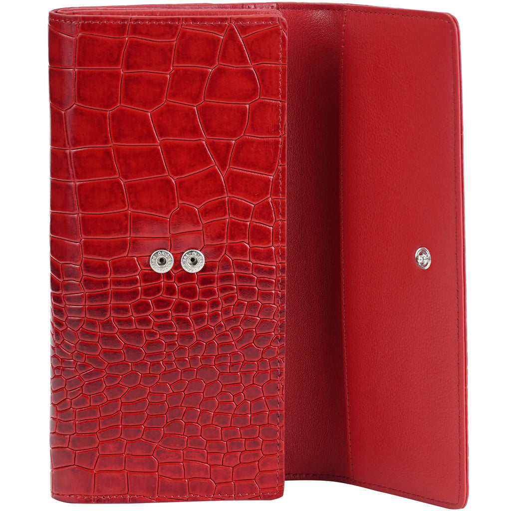 Mancini Portefeuille quadripliant Croco2 RFID 6900369 | Cuir - Dealorys