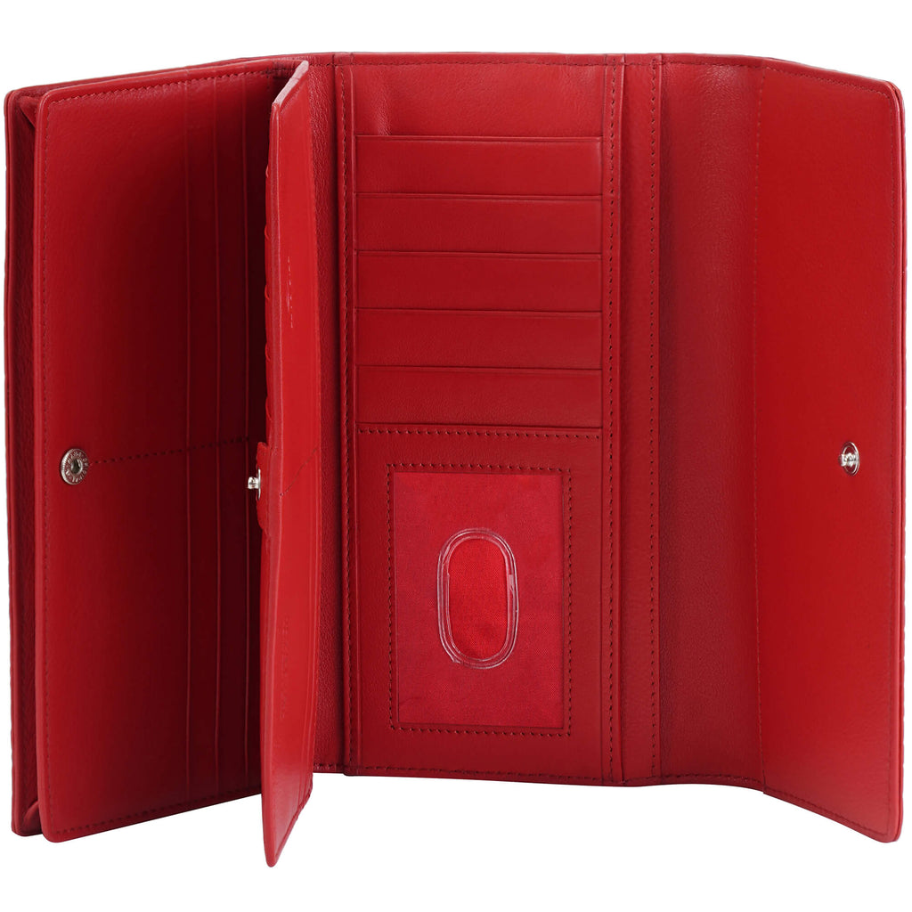 Mancini Portefeuille quadripliant Croco2 RFID 6900369 | Cuir - Dealorys
