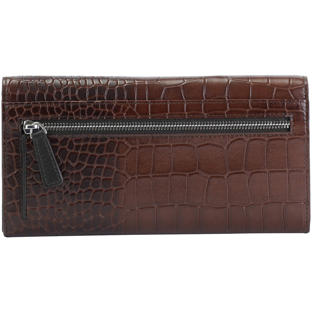 Mancini Portefeuille quadripliant Croco2 RFID 6900369 | Cuir - Dealorys