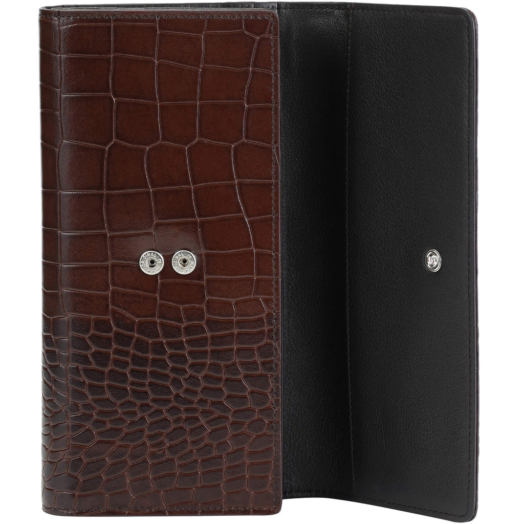 Mancini Portefeuille quadripliant Croco2 RFID 6900369 | Cuir - Dealorys