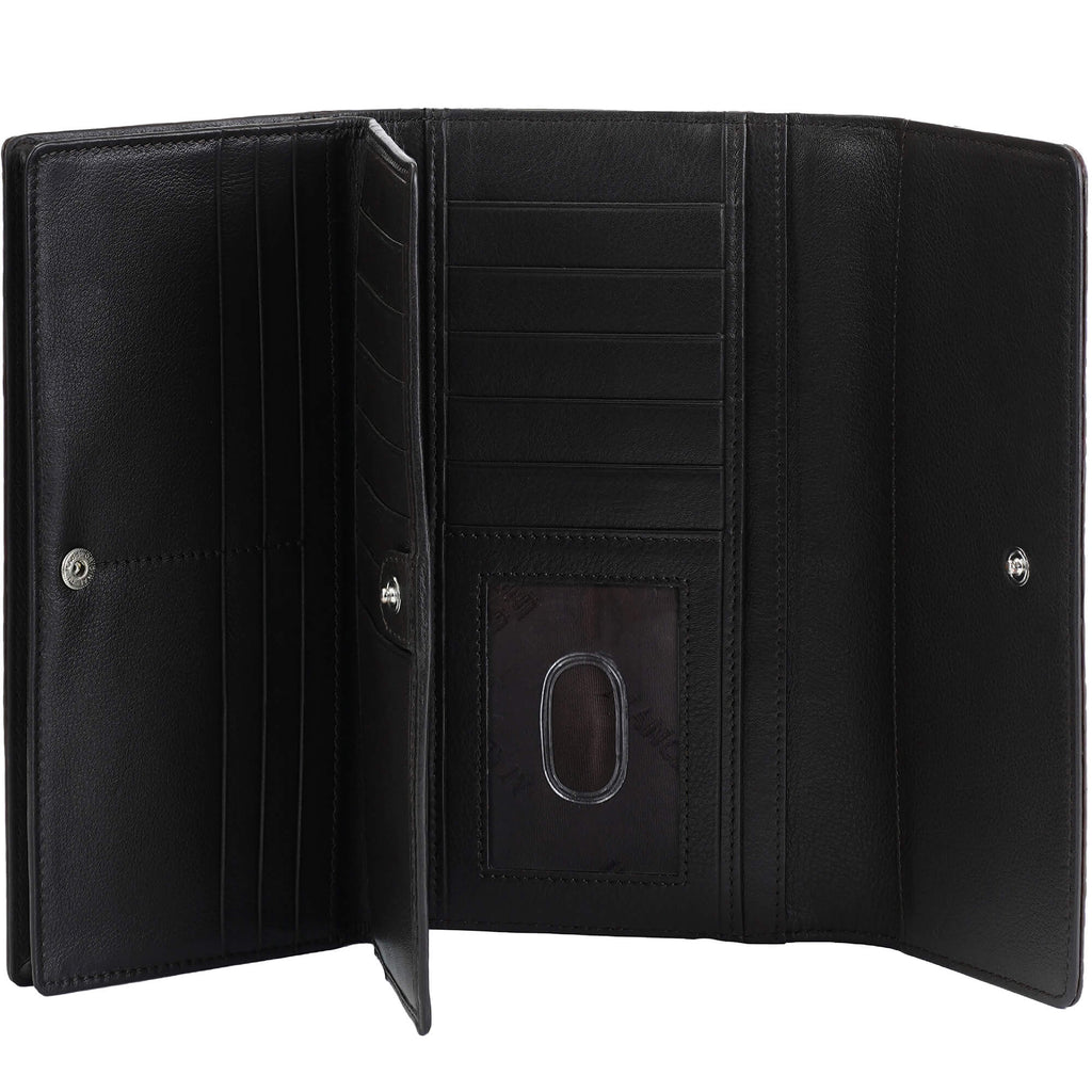 Mancini Portefeuille quadripliant Croco2 RFID 6900369 | Cuir - Dealorys