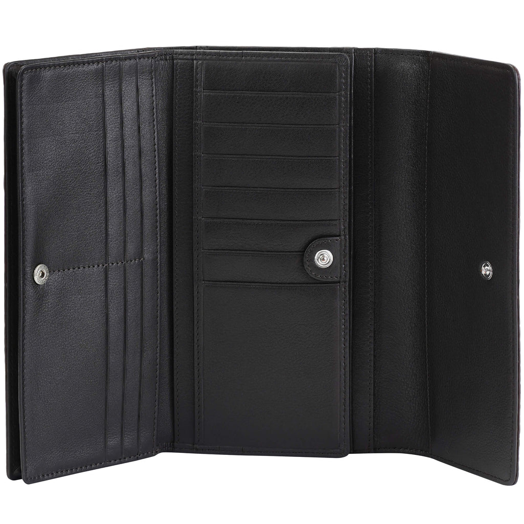 Mancini Portefeuille quadripliant Croco2 RFID 6900369 | Cuir - Dealorys