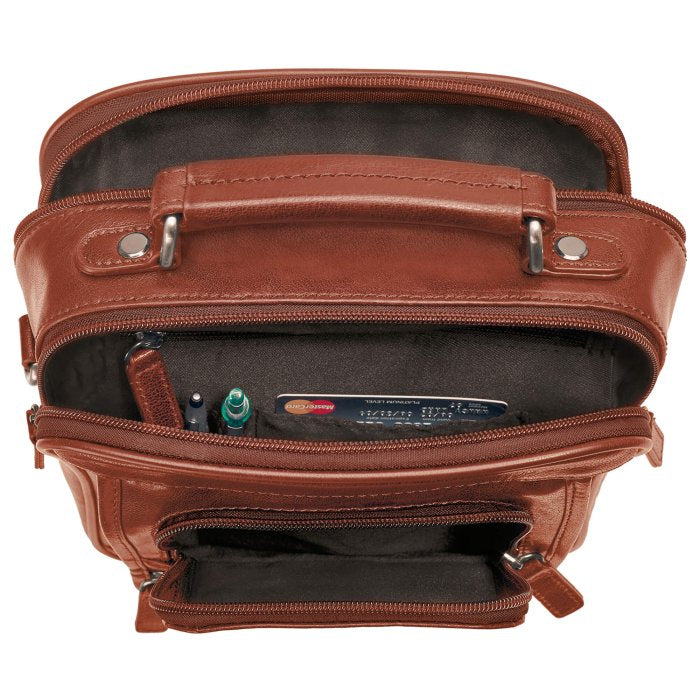 Mancini Sac Unisex à Deux Compartiments 1410-11 | Cuir - Dealorys