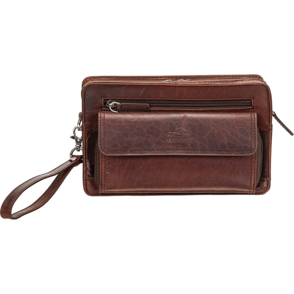 Mancini Sac unisex avec organisateur zippée 99-5409 | Cuir - Dealorys