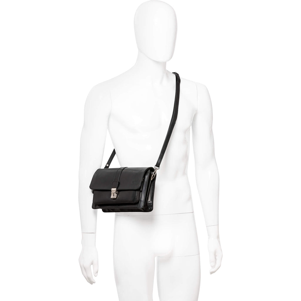 Mancini Sac unisexe Buffalo avec organisateur 99-5405 | Cuir - Dealorys