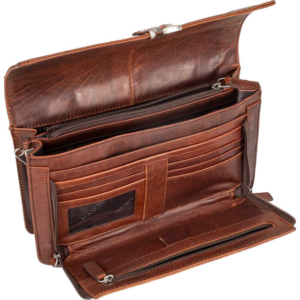 Mancini Sac unisexe Buffalo avec organisateur 99-5405 | Cuir - Dealorys