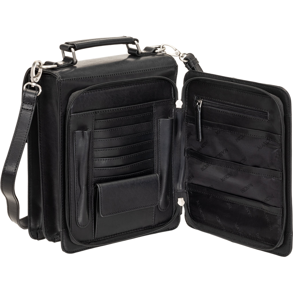 Mancini Sac unisexe Buffalo avec organisateur arrière 99-5407 | Cuir - Dealorys