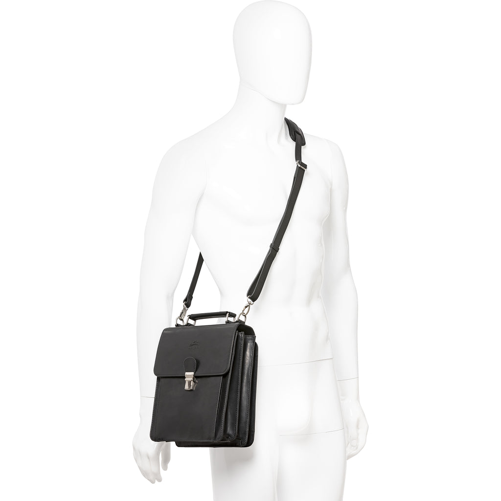 Mancini Sac unisexe Buffalo avec organisateur arrière 99-5407 | Cuir - Dealorys