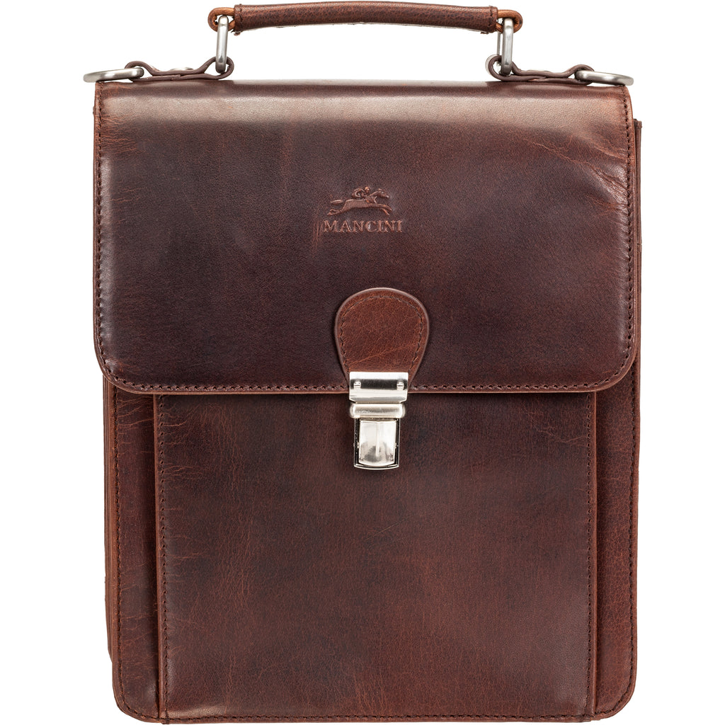 Mancini Sac unisexe Buffalo avec organisateur arrière 99-5407 | Cuir - Dealorys
