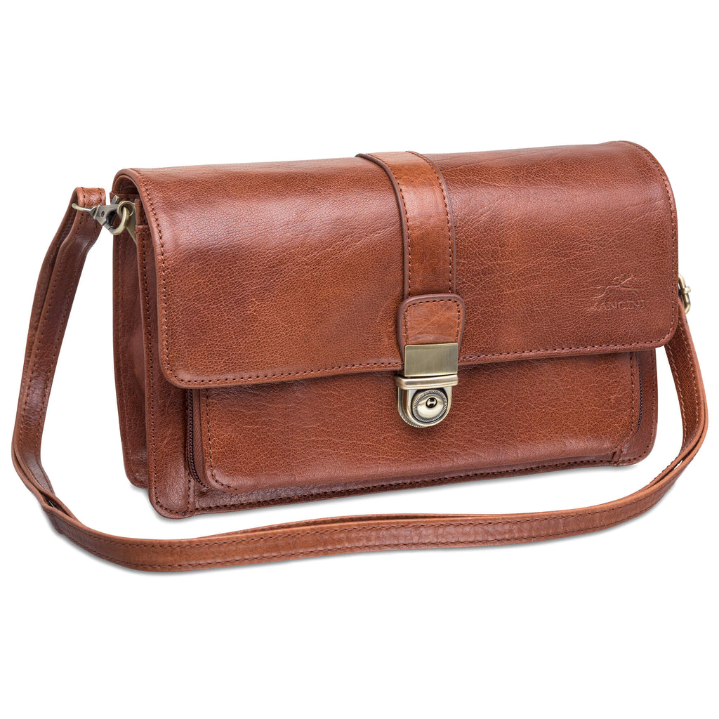 Mancini Sac unisexe avec organisateur 1410-05 | Cuir - Dealorys