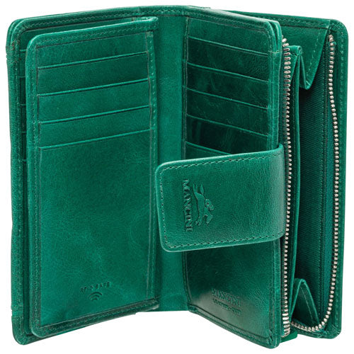 Mancini South beach portefeuille RFID moyen 6700283 | Cuir - Dealorys