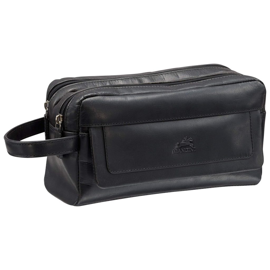 Mancini Trousse de toilette avec deux compartiments 99-54201 | Cuir - Dealorys
