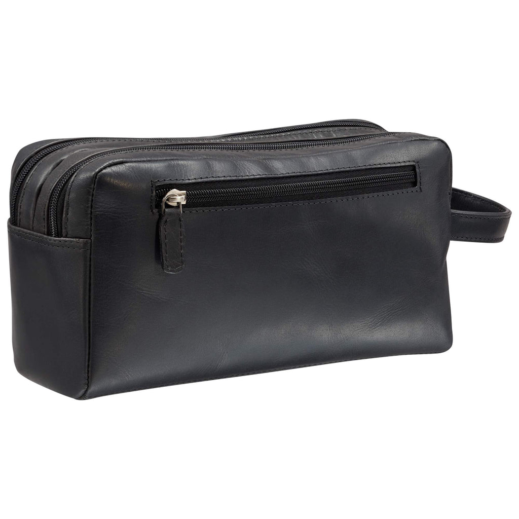 Mancini Trousse de toilette avec deux compartiments 99-54201 | Cuir - Dealorys