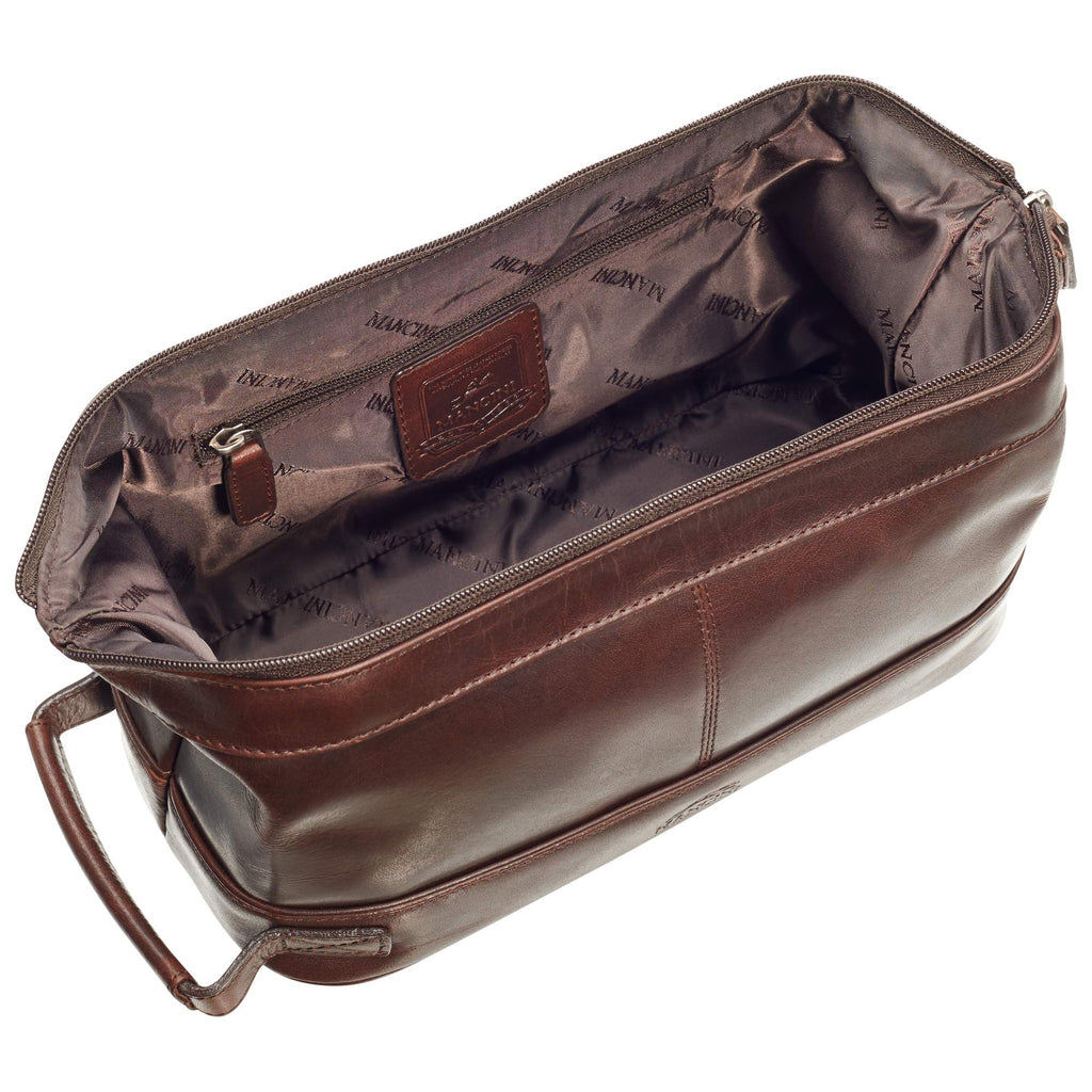 Mancini Trousse de voyage classique avec organisateur 99-54200 | Cuir - Dealorys