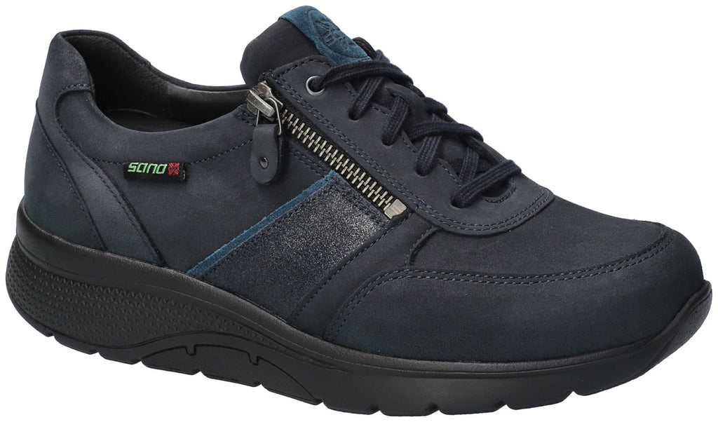 Sano IZAE Navy BUCK. 6945N/VP par Mephisto | Semelles Berçeaux - Dealorys