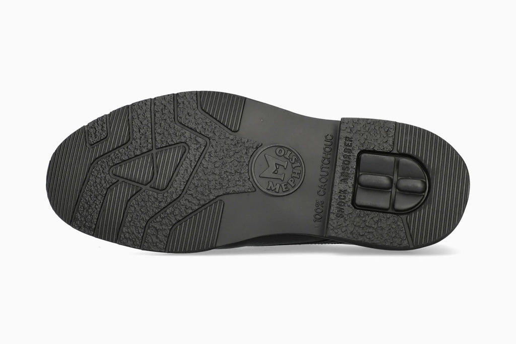 Mephisto MELCHIOR Noir Chaussures Confortables à lacets pour hommes Goodyear-Welt - Dealorys