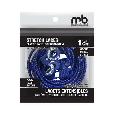 Moneysworth-Best LACETS EXTENSIBLES | Système de serrage des lacets élastiques | Couleurs Assorties - Dealorys
