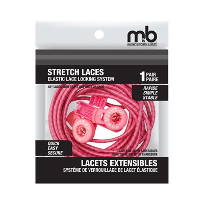 Moneysworth-Best LACETS EXTENSIBLES | Système de serrage des lacets élastiques | Couleurs Assorties - Dealorys