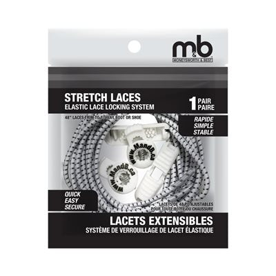 Moneysworth-Best LACETS EXTENSIBLES | Système de serrage des lacets élastiques | Couleurs Assorties - Dealorys