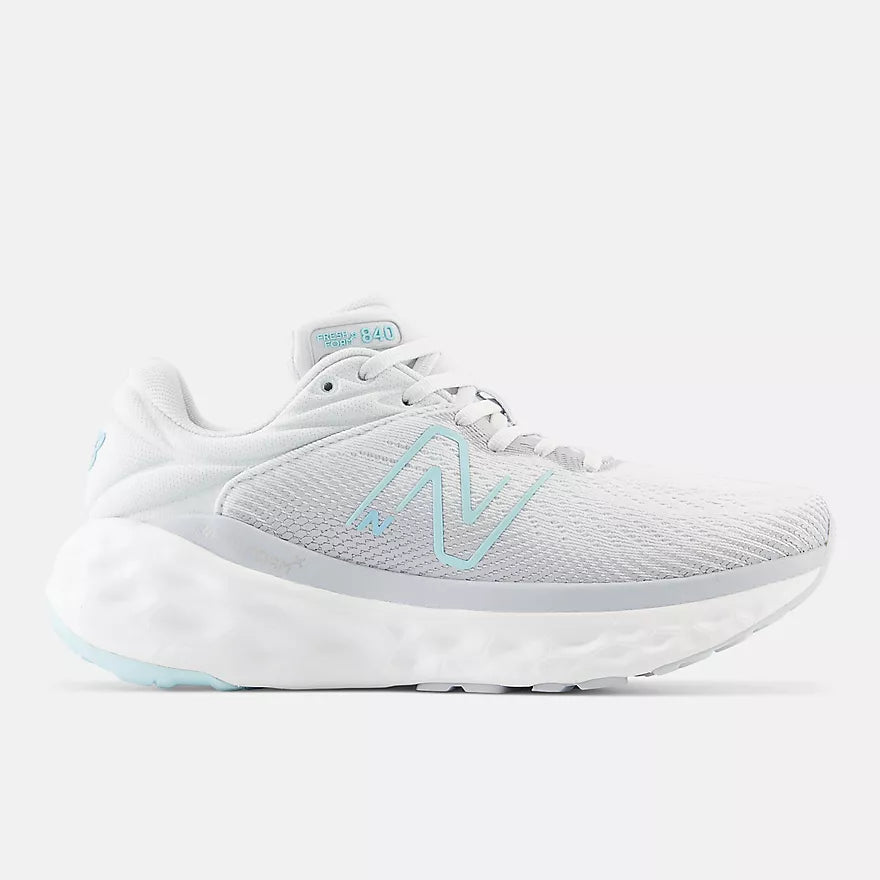 New Balance W840FCO Gris quartz/Bleu virtuel/Cyan brillant | Espadrilles de course - Dealorys