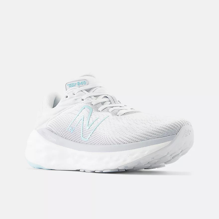 New Balance W840FCO Gris quartz/Bleu virtuel/Cyan brillant | Espadrilles de course - Dealorys