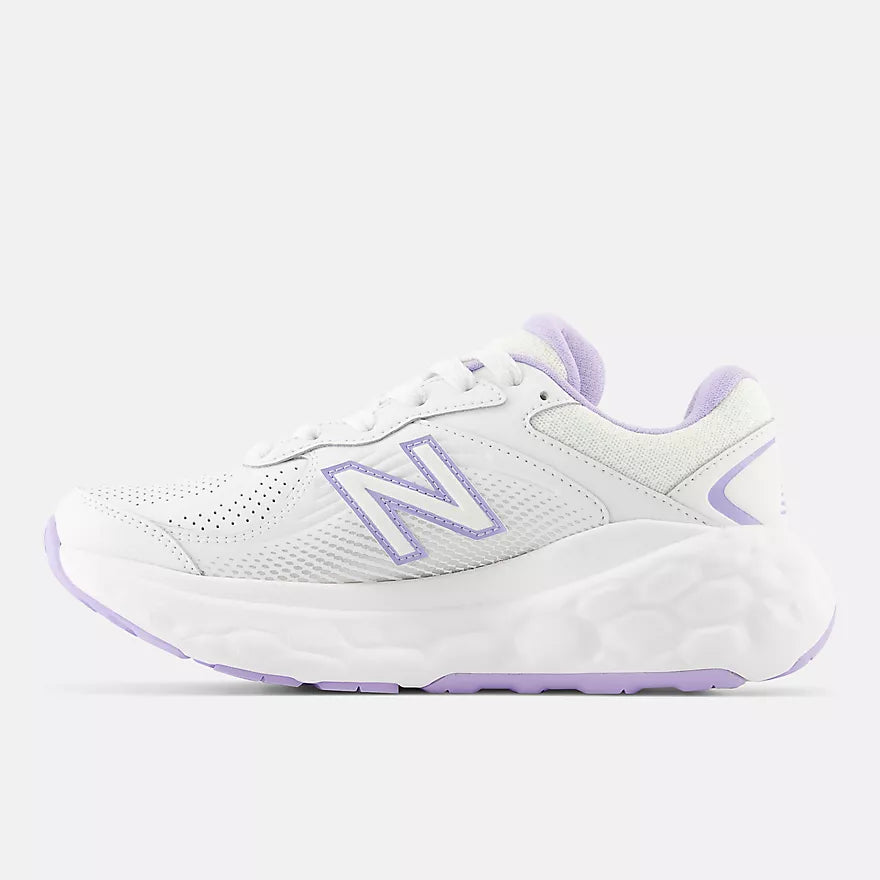 New Balance WW840FW1 Blanc/Violet | Espadrilles de marche - Dealorys
