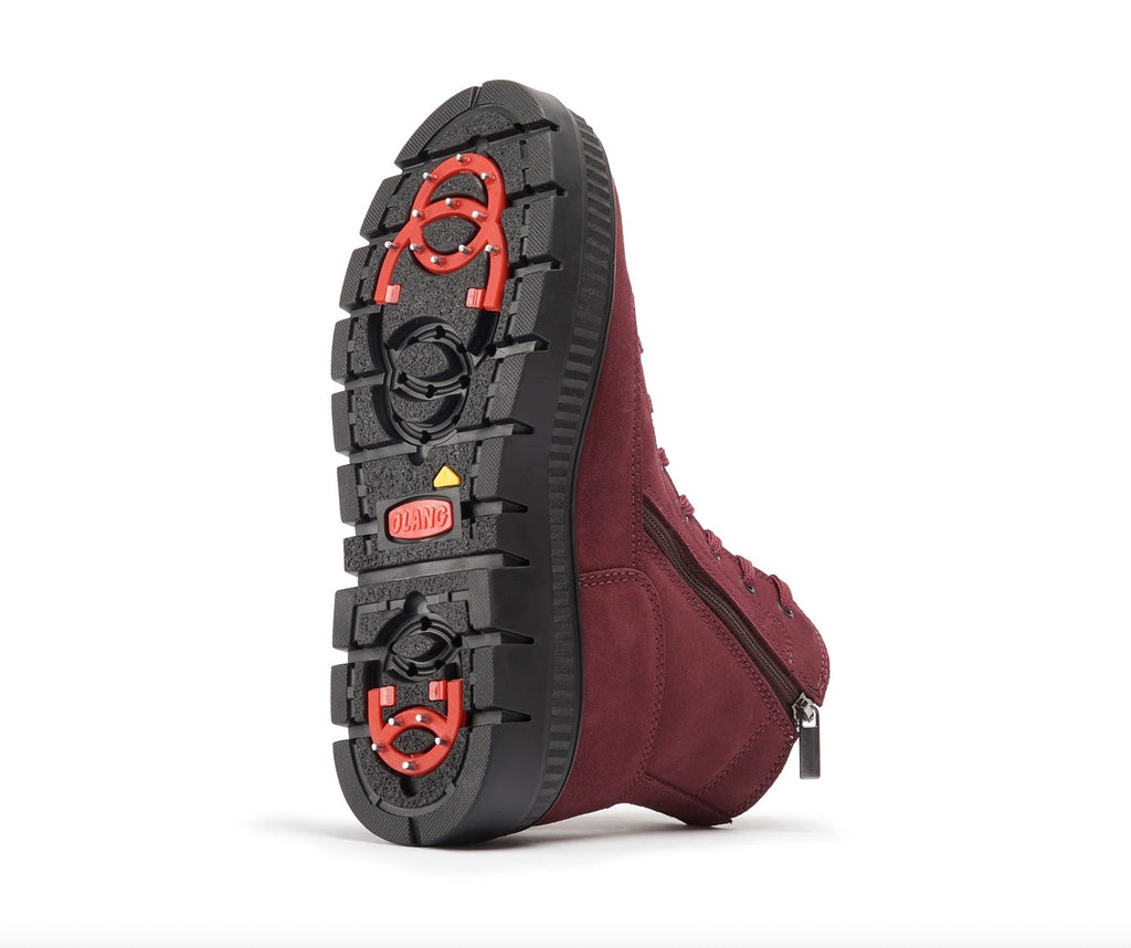 Olang GLEE Bordo | Bottes d'hiver à crampons - Dealorys