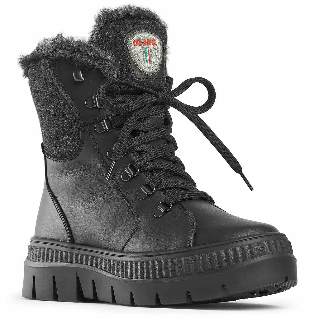 Olang LOSANNA Nero | Bottes d'hiver à crampons - Dealorys