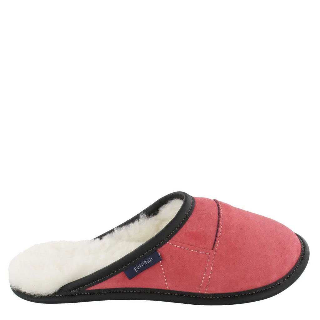 Pantoufles Garneau MULE EN SUÈDE Rose - Dealorys