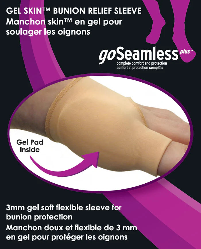 Paradigm Medical - goSeamless Manchon skin en gel pour soulager les oignons GS1303 - Dealorys
