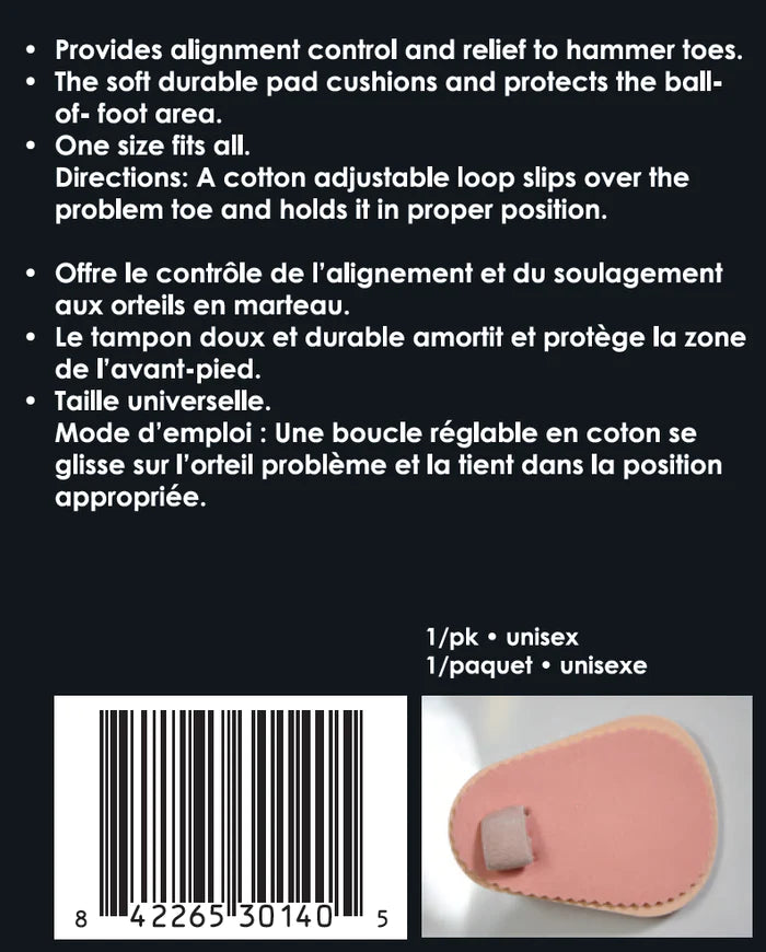 Paradigm Medical - goSeamless Redresseur d'orteils à une boucle Budin GS3014 - Dealorys