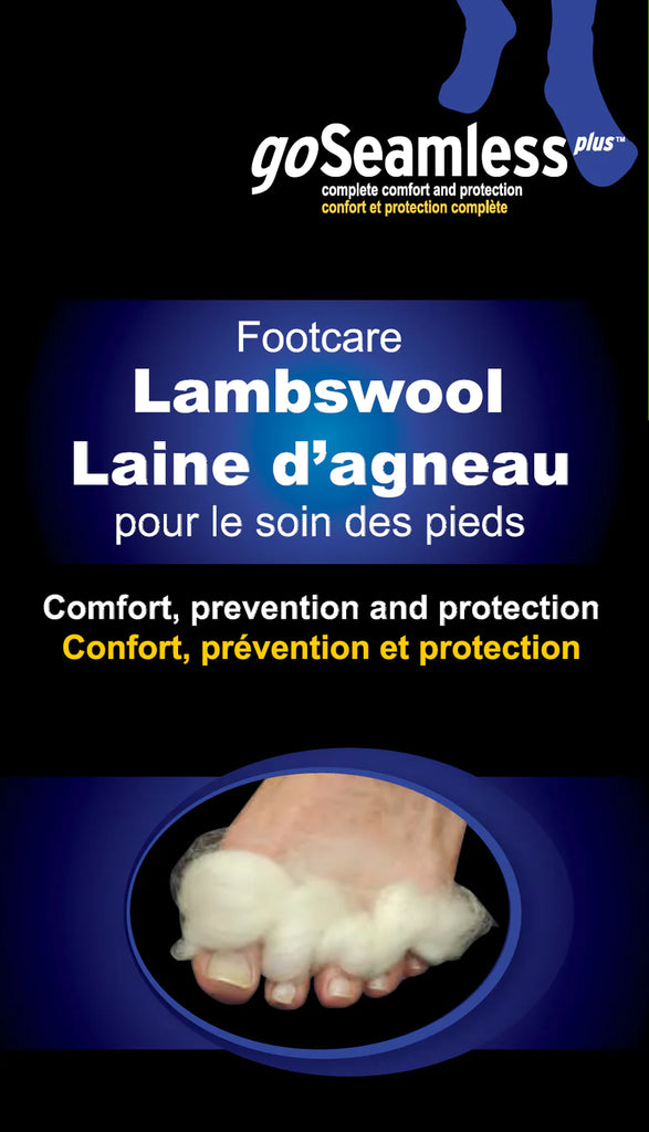 Paradigm Medical - Laine d'agneau pour le soin des pieds ML101 - Dealorys