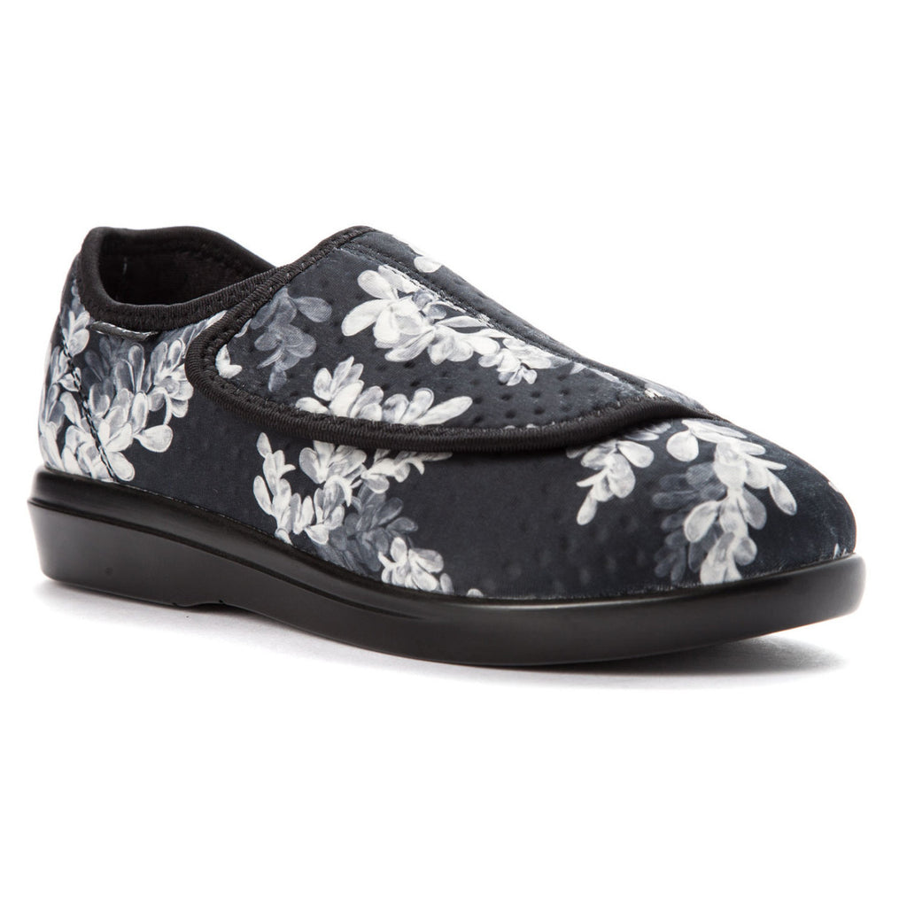 Propét CUSH N FOOT W0206 Black Floral - Dealorys