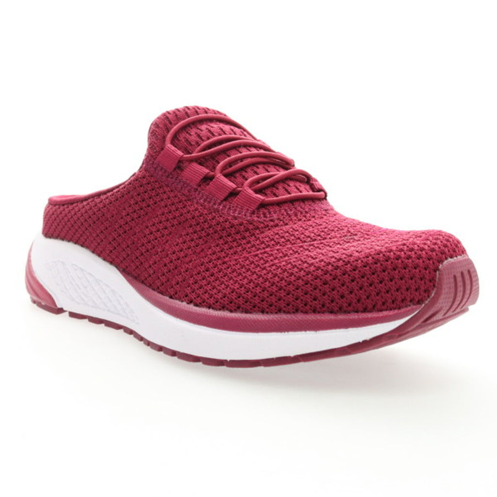 Propét TOUR KNIT SLIDE WAO001M Wine - Dealorys
