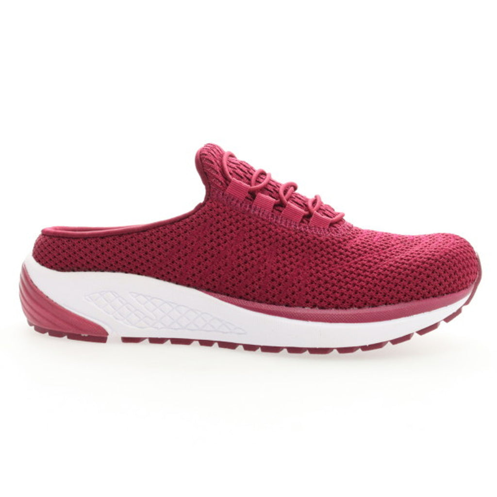 Propét TOUR KNIT SLIDE WAO001M Wine - Dealorys