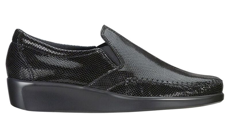 SAS Dream Slip On Loafer 2250-211 Noir Serpent | Largeur W - Dealorys