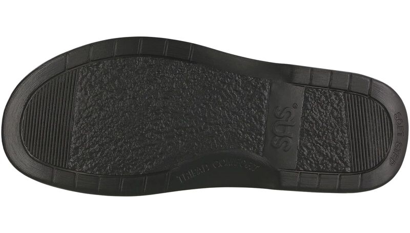 SAS Side Gore Slip On Loafer 1840-478 Noir Smooth | Largeurs W & WW - Dealorys